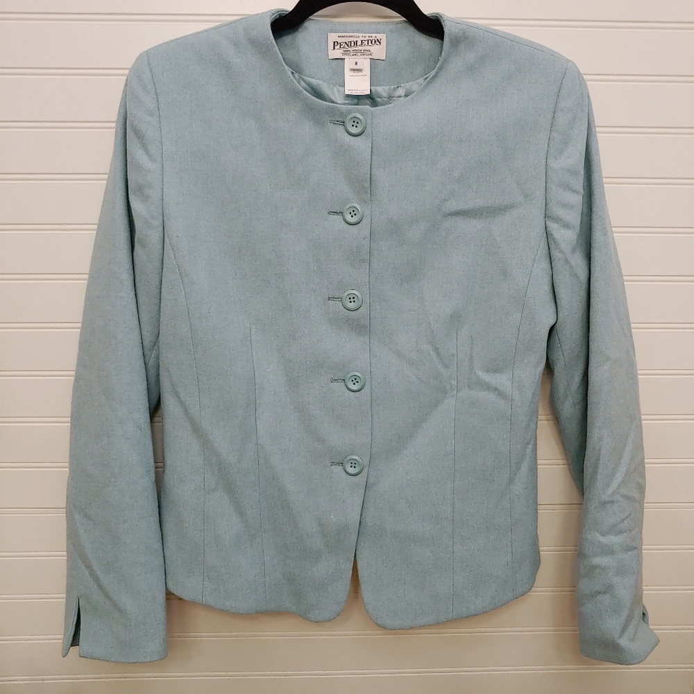 Vintage Pendleton 100% Virgin Wool Jacket Size 6